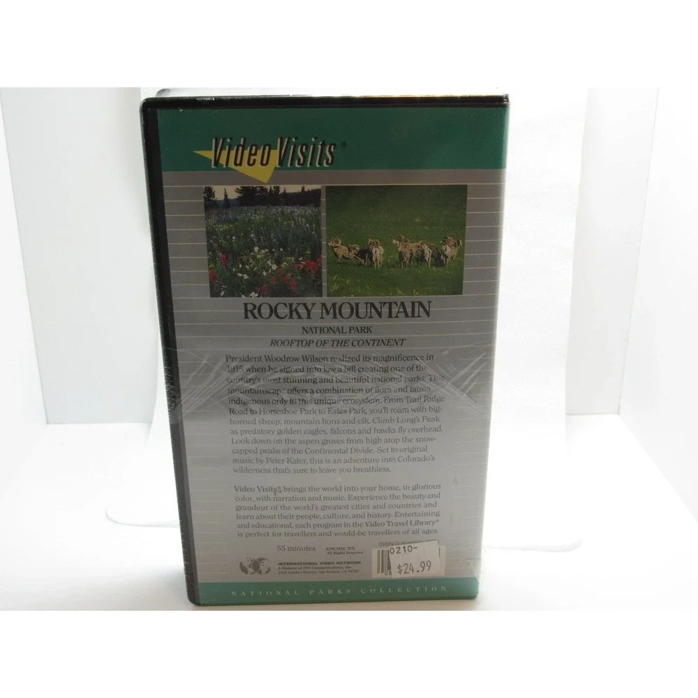 Rocky Mountain National Park VHS 1990s Nature Documentary Video Visits IVN‎